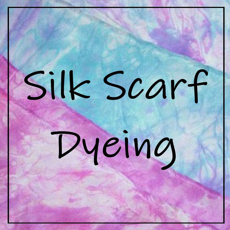 Silk Scarf Dyeing.